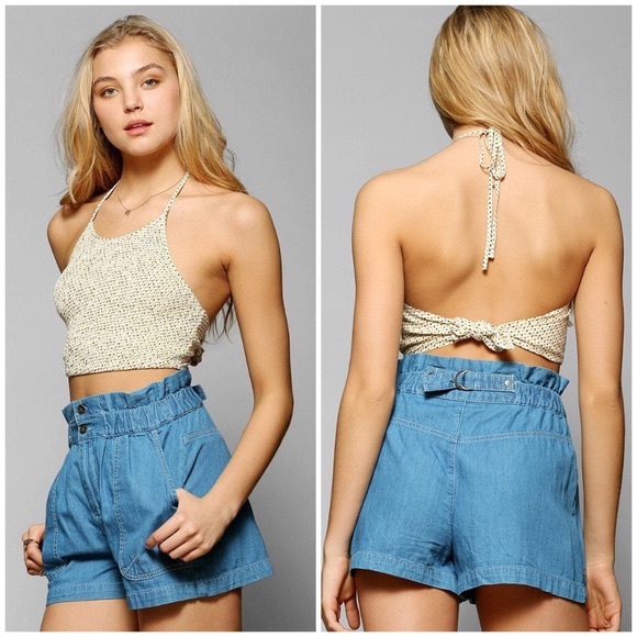 Urban Outfitters Tops - UO / PINS & NEEDLES / SUNFLOWER HALTER